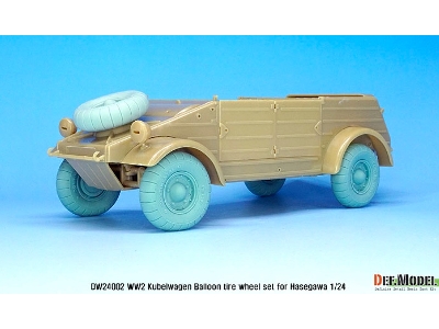 Ww2 Kubelwagen Balloon Tire Wheel Set - zdjęcie 7