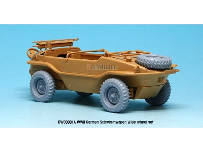 Schwimmwagen Wide Tire(Continental)-sagged (For Tamiya 1/35) - zdjęcie 4