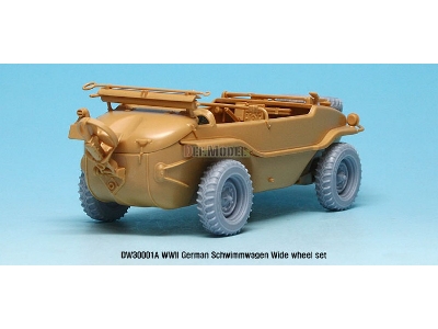 Schwimmwagen Wide Tire(Continental)-sagged (For Tamiya 1/35) - zdjęcie 6