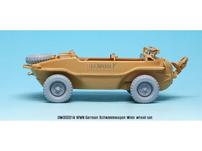 Schwimmwagen Wide Tire(Continental)-sagged (For Tamiya 1/35) - zdjęcie 8