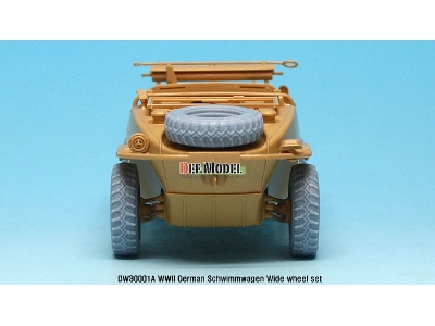 Schwimmwagen Wide Tire(Continental)-sagged (For Tamiya 1/35) - zdjęcie 10