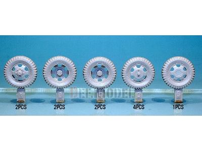 Us Cckw Truck Wheel Set (For Tamiya, Hobbyboss 1/35) - zdjęcie 2