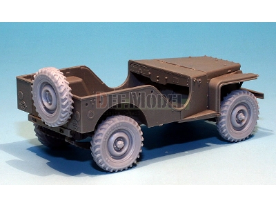 U.K. Bantam Early Wheel Set (For Miniart 1/35) - zdjęcie 5