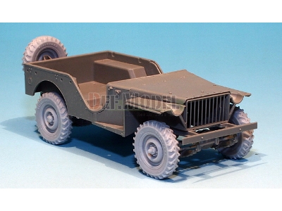 U.K. Bantam Early Wheel Set (For Miniart 1/35) - zdjęcie 6