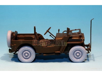 U.K. Commando/Sas Jeep Wheel Set (For Tamiya 1/35) - zdjęcie 8