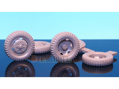 German Steyr 1500a Wheel Set (For Tamiya 1/35) - zdjęcie 3