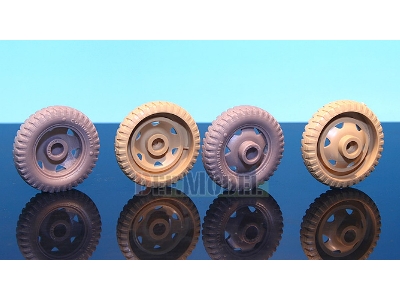 German Steyr 1500a Wheel Set (For Tamiya 1/35) - zdjęcie 5