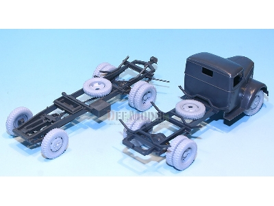 German 3t Cargo(Opel) Truck Wheel Set (For Tamiya/Italeri 1/35) - zdjęcie 9