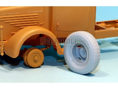 German Bussing-nag L4500s Sagged Wheel Set (For Afvclub 1/35) - zdjęcie 5