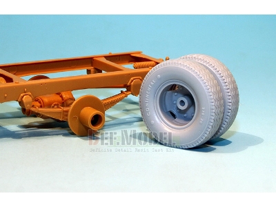 German Bussing-nag L4500s Sagged Wheel Set (For Afvclub 1/35) - zdjęcie 6