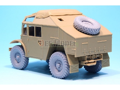 Uk Quad Gun Truck Wheel Set (For Tamiya 1/35) - zdjęcie 7