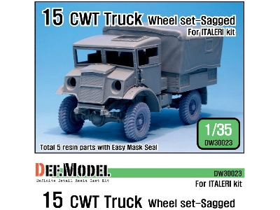 15 Cwt Truck Wheel Set (For Italeri 1/35) - zdjęcie 1