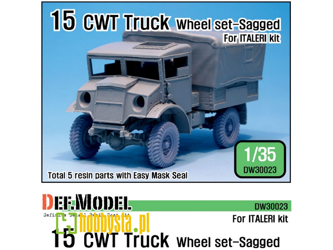 15 Cwt Truck Wheel Set (For Italeri 1/35) - zdjęcie 1 15 Cwt Truck Wheel Set (For Italeri 1/35) - zdjęcie 1