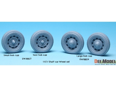 11cv Staff Car Sagged Wheel Set (1) (For Tamiya 1/35) - zdjęcie 8