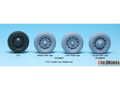 11cv Staff Car Sagged Wheel Set (2) (For Tamiya 1/35) - zdjęcie 11