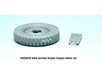 German Vw Wheel Set (For Tamiya 1/35) - zdjęcie 3