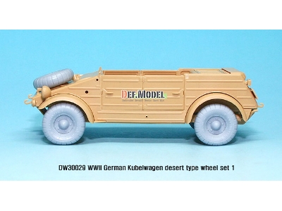 German Vw Desert Type Wheel Set 1 (For Tamiya 1/35) - zdjęcie 5