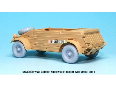 German Vw Desert Type Wheel Set 1 (For Tamiya 1/35) - zdjęcie 6