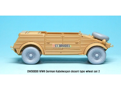 German Vw Desert Type Wheel Set 2 (For Tamiya 1/35) - zdjęcie 4