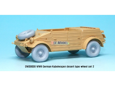 German Vw Desert Type Wheel Set 2 (For Tamiya 1/35) - zdjęcie 7