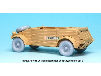 German Vw Desert Type Wheel Set 2 (For Tamiya 1/35) - zdjęcie 8