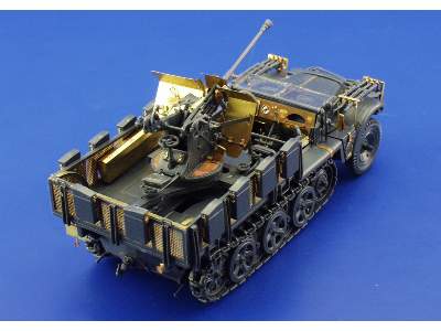  Sd. Kfz.10/4 with Flak 30 1/35 - Italeri - blaszki - zdjęcie 7