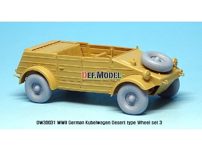 German Vw Desert Type Wheel Set 3 (For Tamiya 1/35) - zdjęcie 5