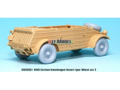 German Vw Desert Type Wheel Set 3 (For Tamiya 1/35) - zdjęcie 10
