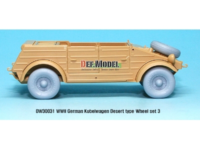 German Vw Desert Type Wheel Set 3 (For Tamiya 1/35) - zdjęcie 11