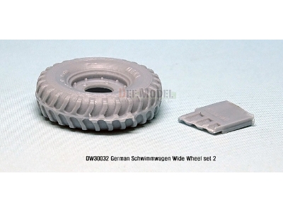 German Schwimmwagen Wide Wheel Set 2 - Deka (For Tamiya 1/35) - zdjęcie 4