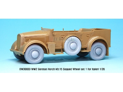 German Horch Kfz.15 Wheel Set 1 ( For Italeri 1/35) - zdjęcie 4