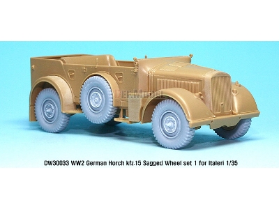 German Horch Kfz.15 Wheel Set 1 ( For Italeri 1/35) - zdjęcie 5