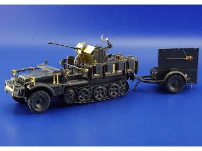  Sd. Kfz.10/4 with Flak 30 1/35 - Italeri - blaszki - zdjęcie 10