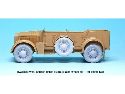 German Horch Kfz.15 Wheel Set 1 ( For Italeri 1/35) - zdjęcie 8