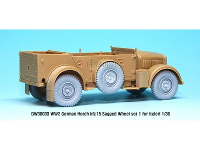 German Horch Kfz.15 Wheel Set 1 ( For Italeri 1/35) - zdjęcie 9