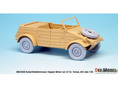 German Wagen Wheel Set 2(Dw30003) (For Tamiya/Afv Club 1/35) - zdjęcie 4