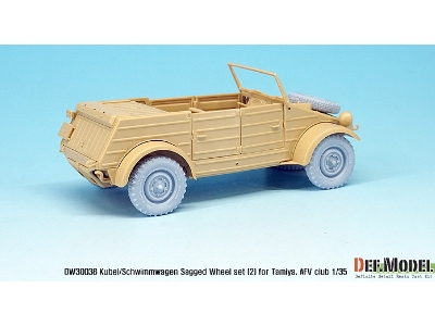 German Wagen Wheel Set 2(Dw30003) (For Tamiya/Afv Club 1/35) - zdjęcie 5