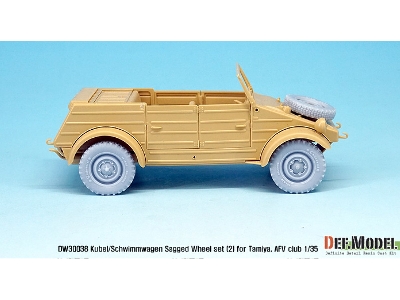 German Wagen Wheel Set 2(Dw30003) (For Tamiya/Afv Club 1/35) - zdjęcie 6