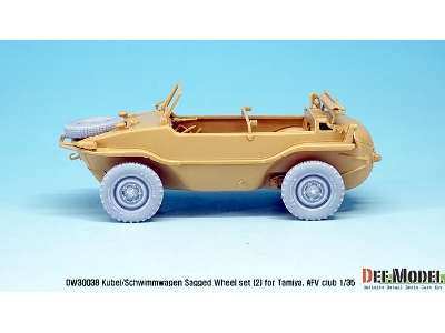 German Wagen Wheel Set 2(Dw30003) (For Tamiya/Afv Club 1/35) - zdjęcie 9