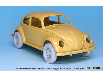 German Staff Car Type 82e Wheel Set 01-wide(Contienetal) ( For Rfm 1/35) - zdjęcie 9