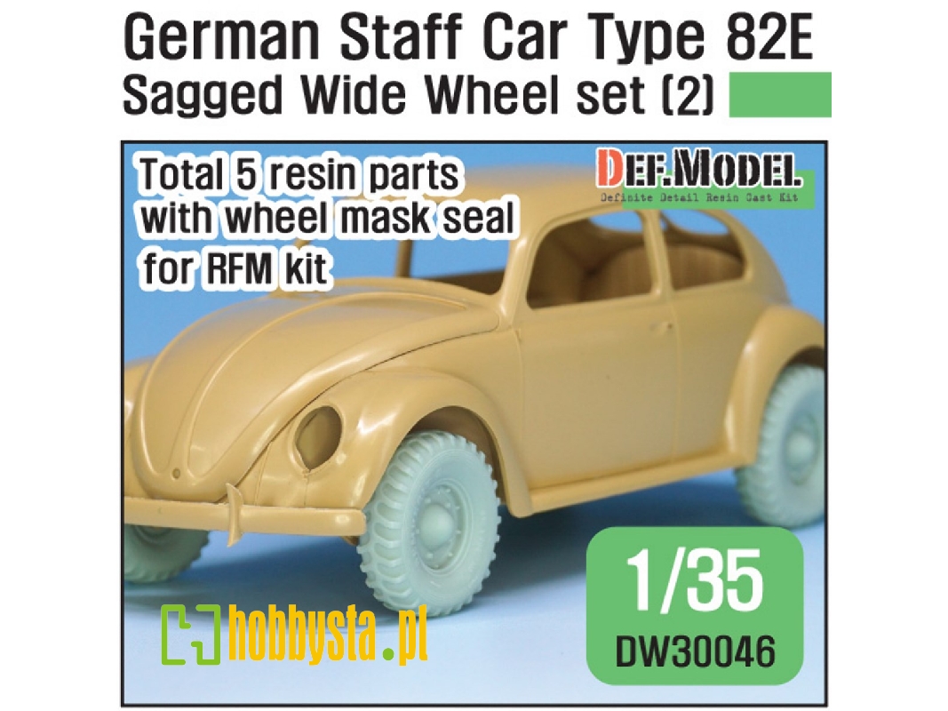 German Staff Car Type 82e Wheel Set 02-wide(Semperit) ( For Rfm 1/35) - zdjęcie 1 German Staff Car Type 82e Wheel Set 02-wide(Semperit) ( For Rfm 1/35) - zdjęcie 1