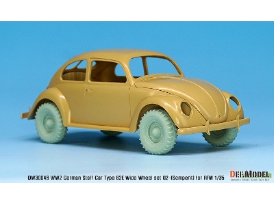 German Staff Car Type 82e Wheel Set 02-wide(Semperit) ( For Rfm 1/35) - zdjęcie 9