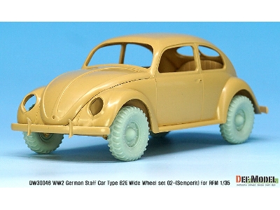 German Staff Car Type 82e Wheel Set 02-wide(Semperit) ( For Rfm 1/35) - zdjęcie 10