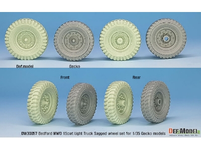 British Bedford Mwd Light Truck Wheel Set - zdjęcie 7