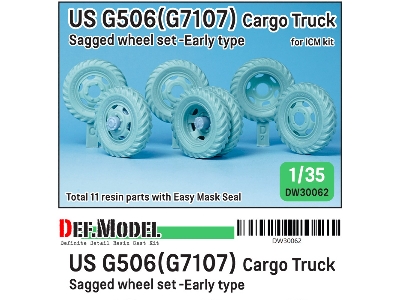 U.S. G7107(G506) Cargo Truck Early Type Set - zdjęcie 1