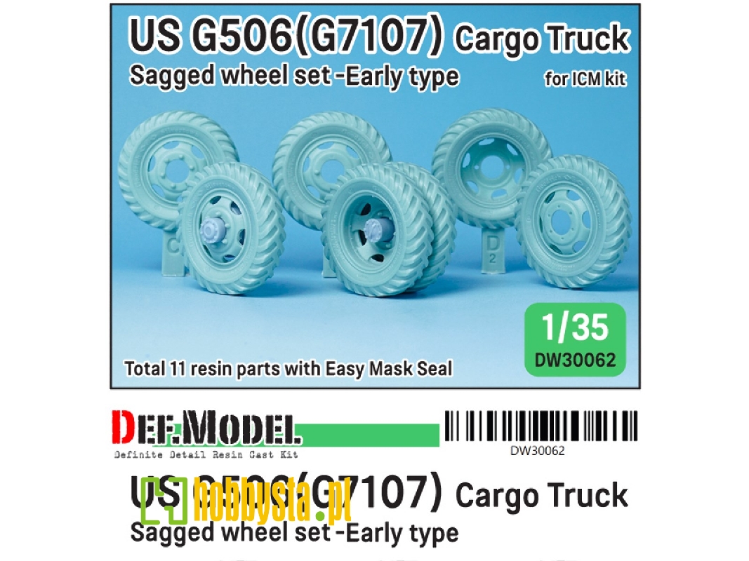 U.S. G7107(G506) Cargo Truck Early Type Set - zdjęcie 1