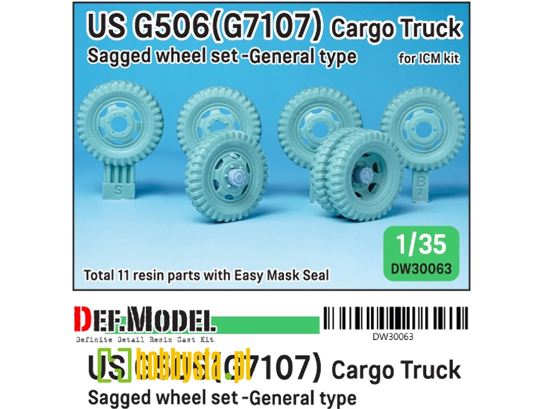 U.S. G7107(G506) Cargo Truck General Type Set - zdjęcie 1 U.S. G7107(G506) Cargo Truck General Type Set - zdjęcie 1