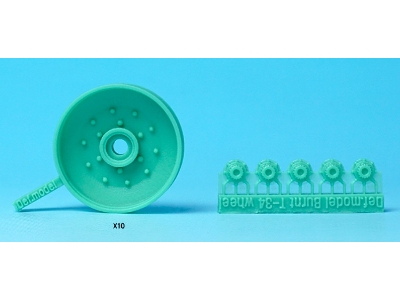 T-34/85 Burnt Plate Type Roadwheel Set - zdjęcie 3