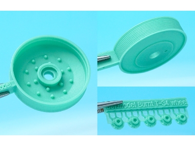 T-34/85 Burnt Plate Type Roadwheel Set - zdjęcie 6