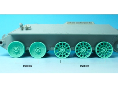 T-34/85 Burnt Plate Type Roadwheel Set - zdjęcie 8